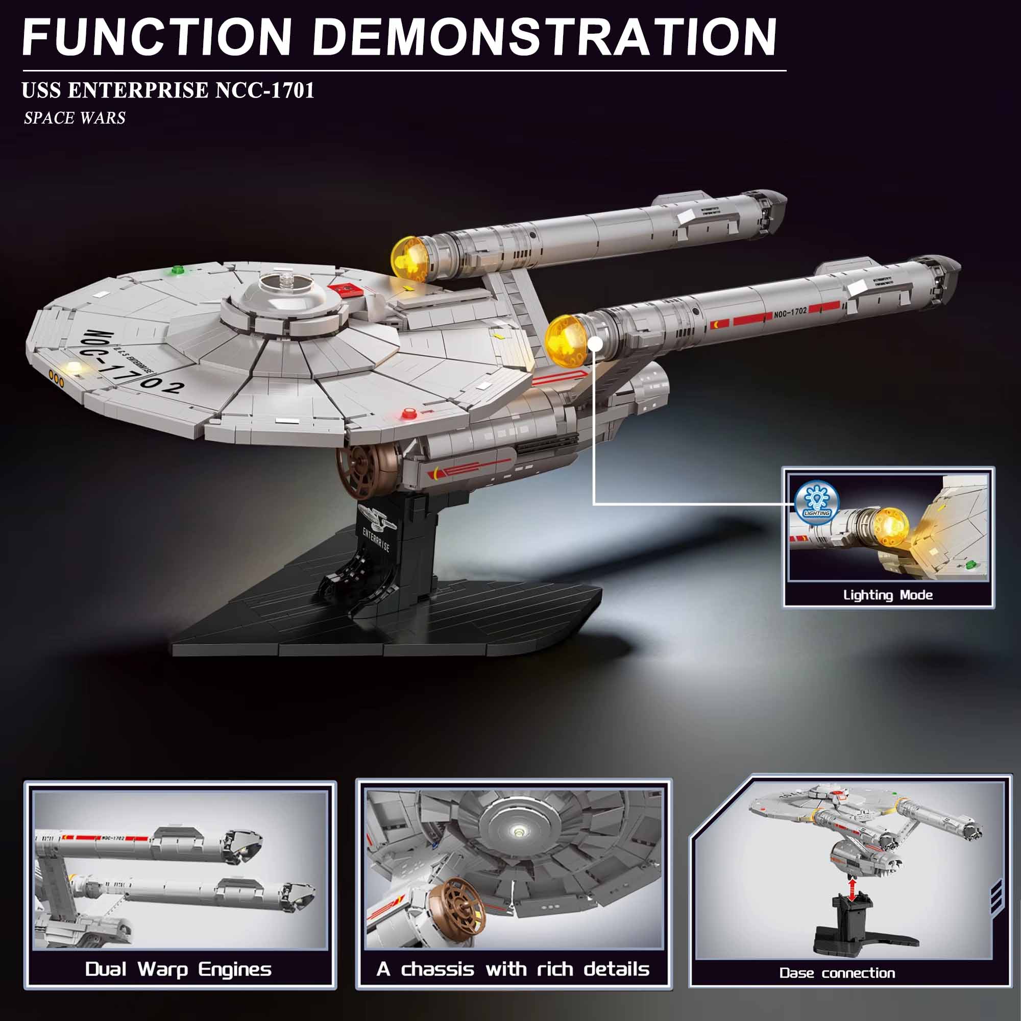Blocos de Montar do Nave Espac - Model Kit Uss Enterprise avaliação e preço